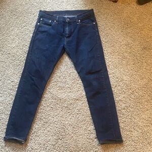 Levi’s 512 slim fit Jeans in Deep Blue 33*32